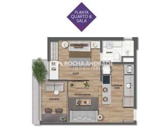Apartamento 1/4 Rio Vermelho