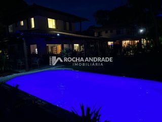 Cond. Alto da constância em Praia do Forte, Casa 4 suítes, piscina, 3 garagens e academia