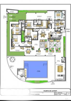 Casa de Condomínio Para Vender com 6 quartos 6 suítes no bairro Guarajuba em Camaçari