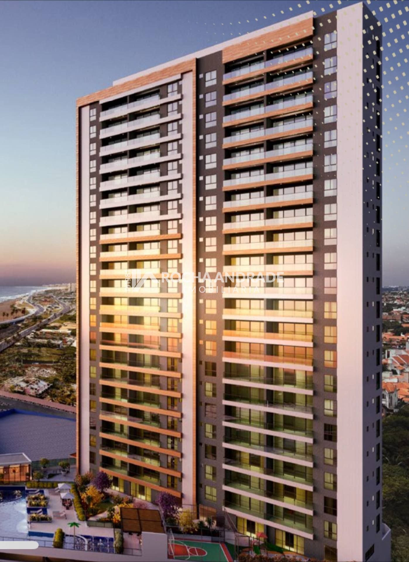 Apartamento 3 suítes vista mar