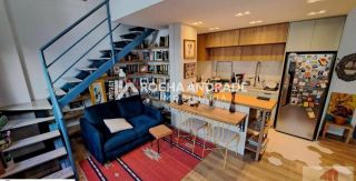 Loft mobiliado,  55m2 no Cloc Marina Residence