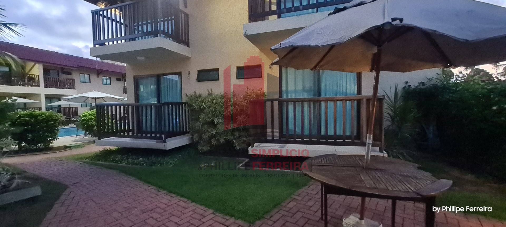 Flat Mobiliado na Beira Mar de Enseada dos Golfinhos 2 Quartos 2 Varandas