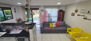 Bangalô em Condomínio na Beira-Mar com 4 Suítes