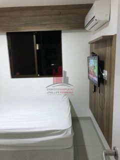 Flat em Boa Viagem 34m² Mobiliado