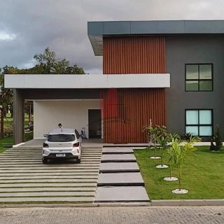 Linda Casa em Condomínio Novo em Aldeia com 5 Suítes