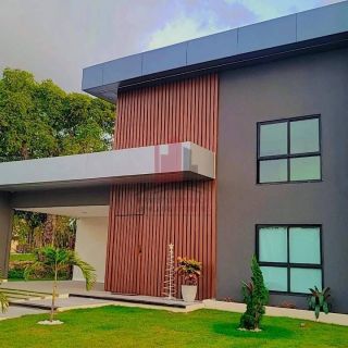 Linda Casa em Condomínio Novo em Aldeia com 5 Suítes