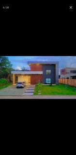 Linda Casa em Condomínio Novo em Aldeia com 5 Suítes