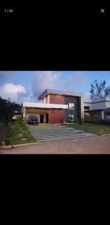 Linda Casa em Condomínio Novo em Aldeia com 5 Suítes