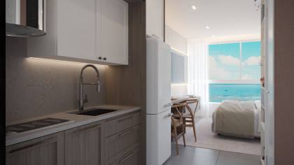 Flat´s no Nixxus Beach Prime com 21m² a 49m² Beira Mar