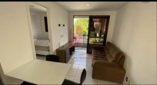 Flat na Madalena com 35m 1 vaga Mobiliado