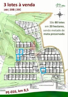 Lotes de 1000m no Cond. Jardins de Aldeia