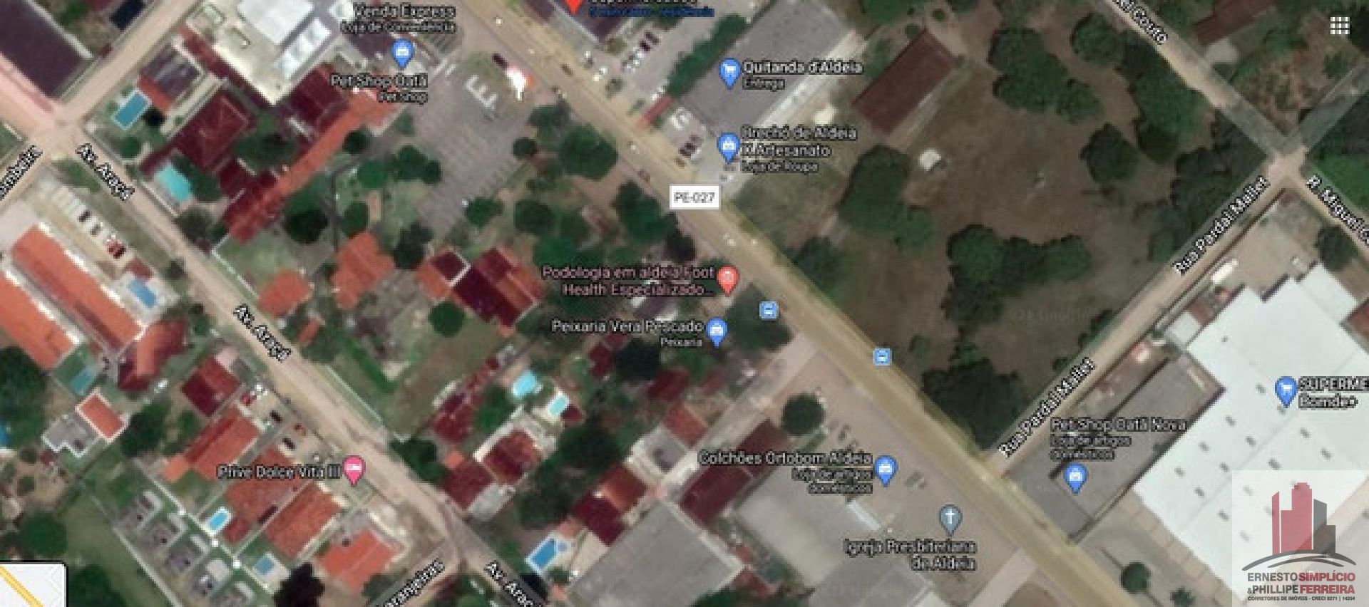 Aldeia - Chácara em Aldeia com 1200m² as Margens da PE-27