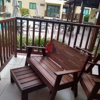 Flat na Ilha de Itamaracá 2 Qrts 1 Suíte 52m