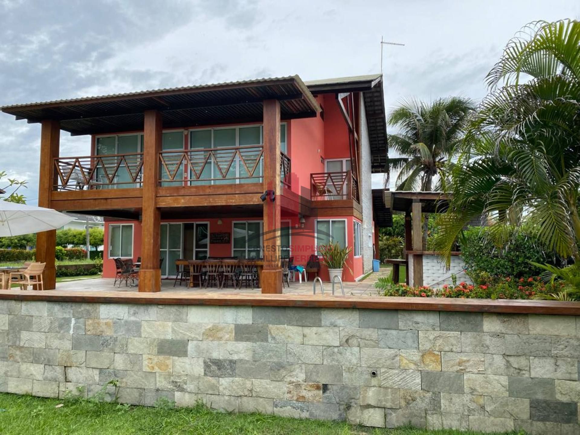 Casa na Praia na Beira-Mar de Muro Alto - Porto de Galinhas