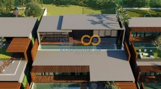 Casa de Condomínio Para Vender com 4 quartos 4 suítes no bairro Vicente Pinzon em Fortaleza