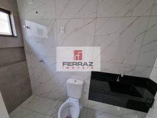 Casa nova à venda em condomínio, nova parnamirim, três suites, lavabo, espaço gourmet com churrasqueira