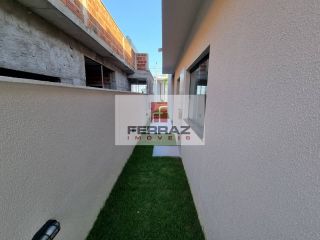 Casa nova à venda em condomínio, nova parnamirim, três suites, lavabo, espaço gourmet com churrasqueira