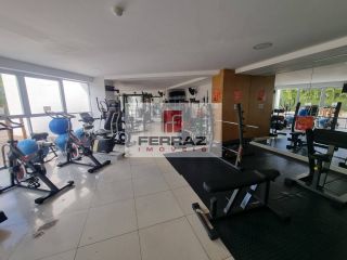 Apartamento aluguel ponta negra, varanda, dois quartos, suíte,  mobiliado, vista mar
