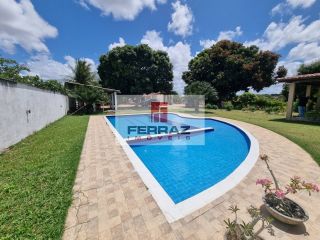 Linda chácara á venda no município de macaíba, casa com 5 quartos, suíte, piscina, fácil acesso e localização, próximo a bom jesus.