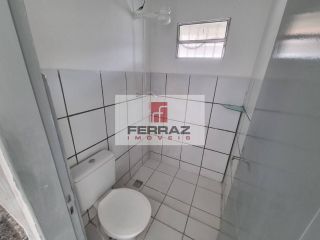 Casa em condomínio para alugar, nova parnamirim, dois quartos, banheiro social, cozinha, área de serviço, quintal, garagem coberta