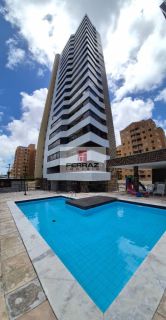 Apartamento venda lagoa nova, quatro suítes, lavabo, andar alto, piscina, portaria 24h, três vagas