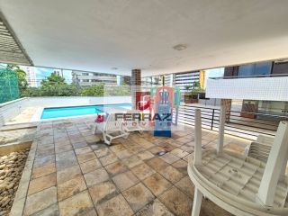 Apartamento venda lagoa nova, quatro suítes, lavabo, andar alto, piscina, portaria 24h, três vagas