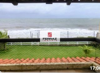 Casa venda beira mar da praia de graçandu, quatro suítes, duplex, garagem coberta para três carros, canil, dependência