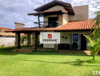 Casa venda beira mar da praia de graçandu, quatro suítes, duplex, garagem coberta para três carros, canil, dependência