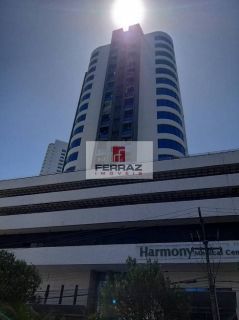 Sala para locação em petrópolis, harmony center, recepção, banheiro privativo, varanda.