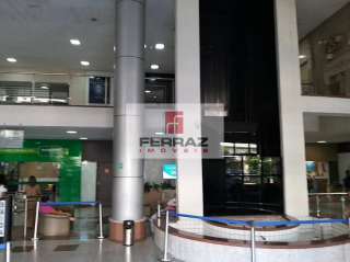 Sala para locação em petrópolis, harmony center, recepção, banheiro privativo, varanda.