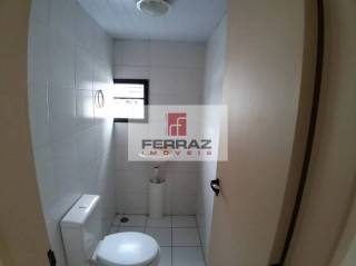 Sala para locação no bairro de lagoa nova, com 22 metros quadrados, e banheiro