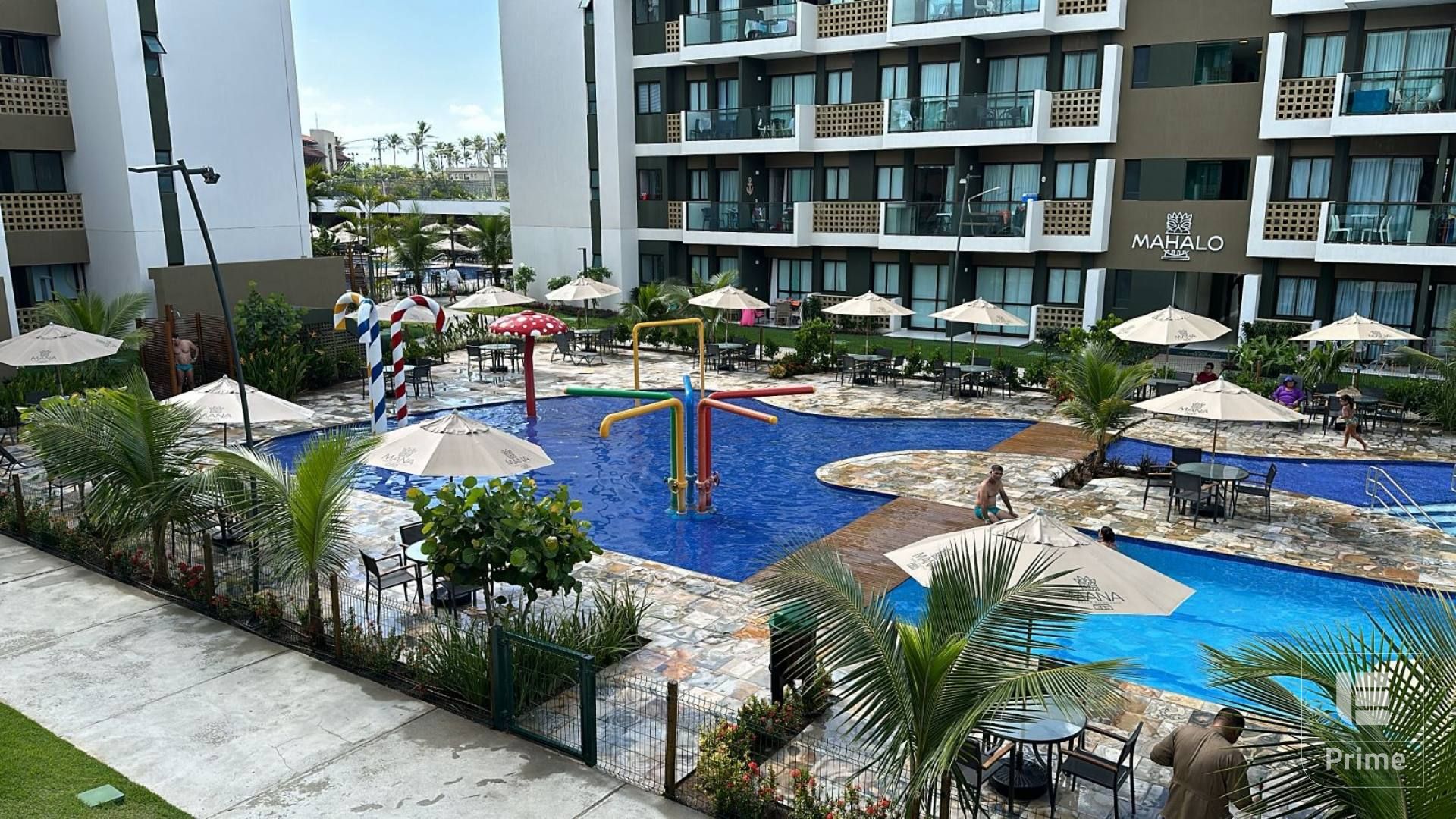 Flat com dois quartos mobiliado, em Muro Alto