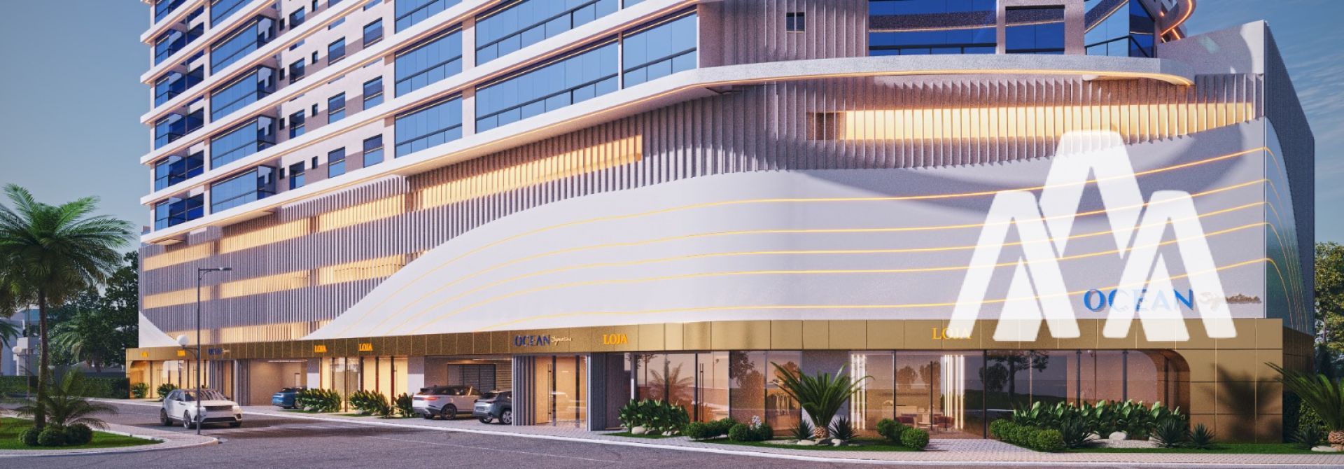 Sala Comercial Frente Mar Ocean Signature