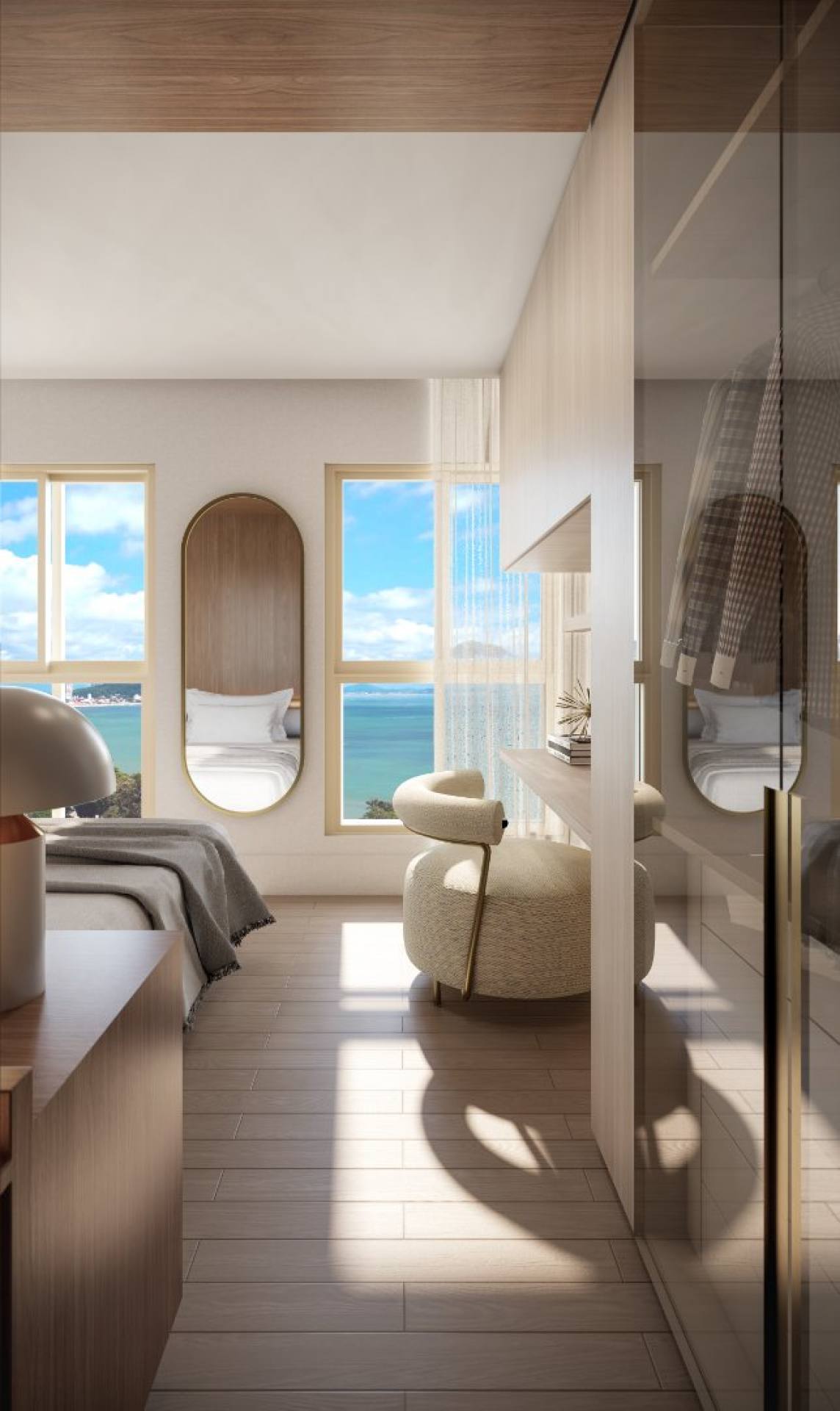 Apartamento Para Vender no Empreendimento Corá, com arquitetura internacional,3 suítes no bairro Praia de Armação do Itapocorói em Penha