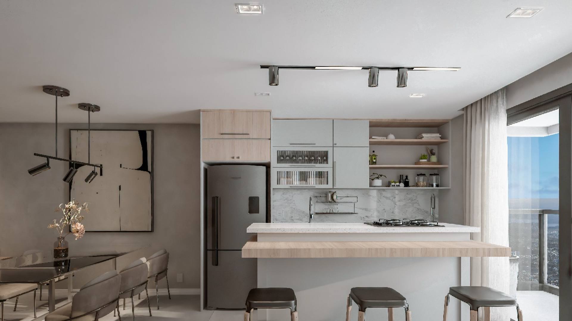 Excelentes Apartamentos em Gravatá, Navegantes com 1 Suíte e 1 Dormitório