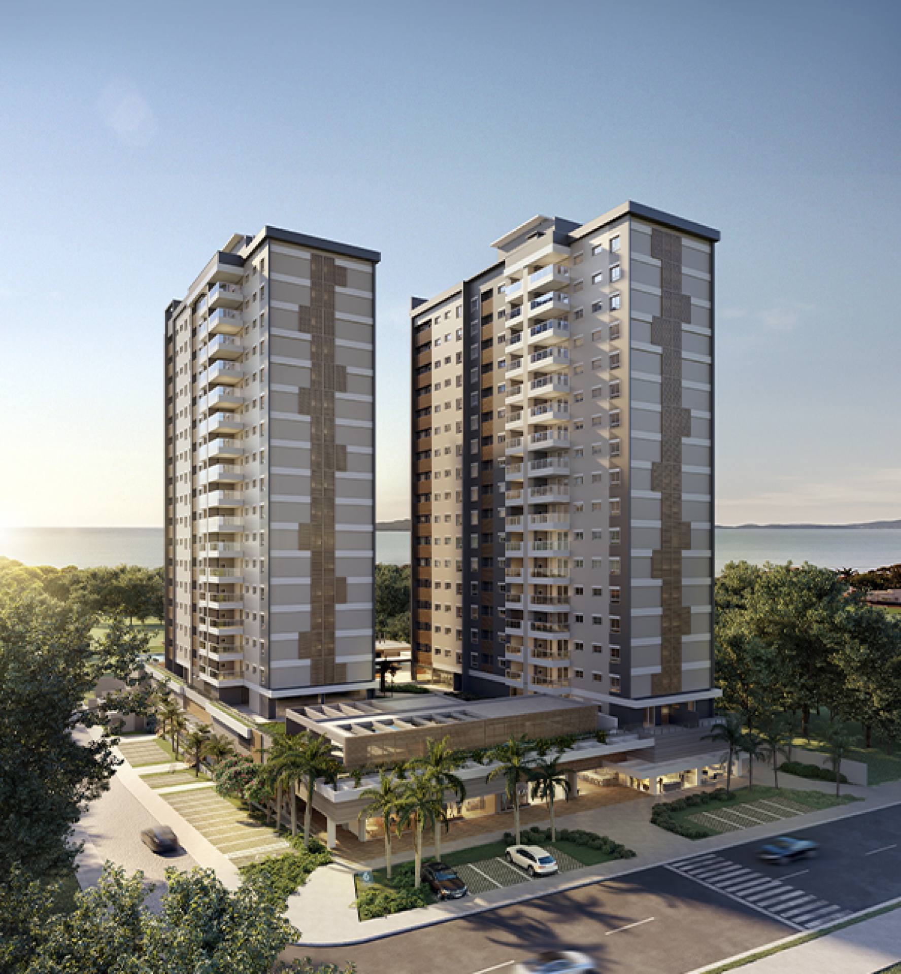 Apartamento com 2 quartos, 1 suíte, no Empreendimento Pantai da Rôgga, em Piçarras