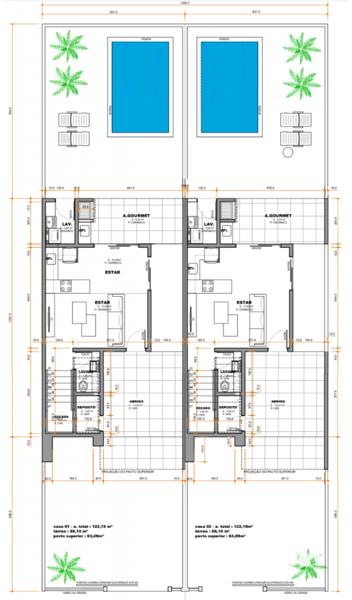 Sobrado de Alto Padrão com 3 Dormitórios