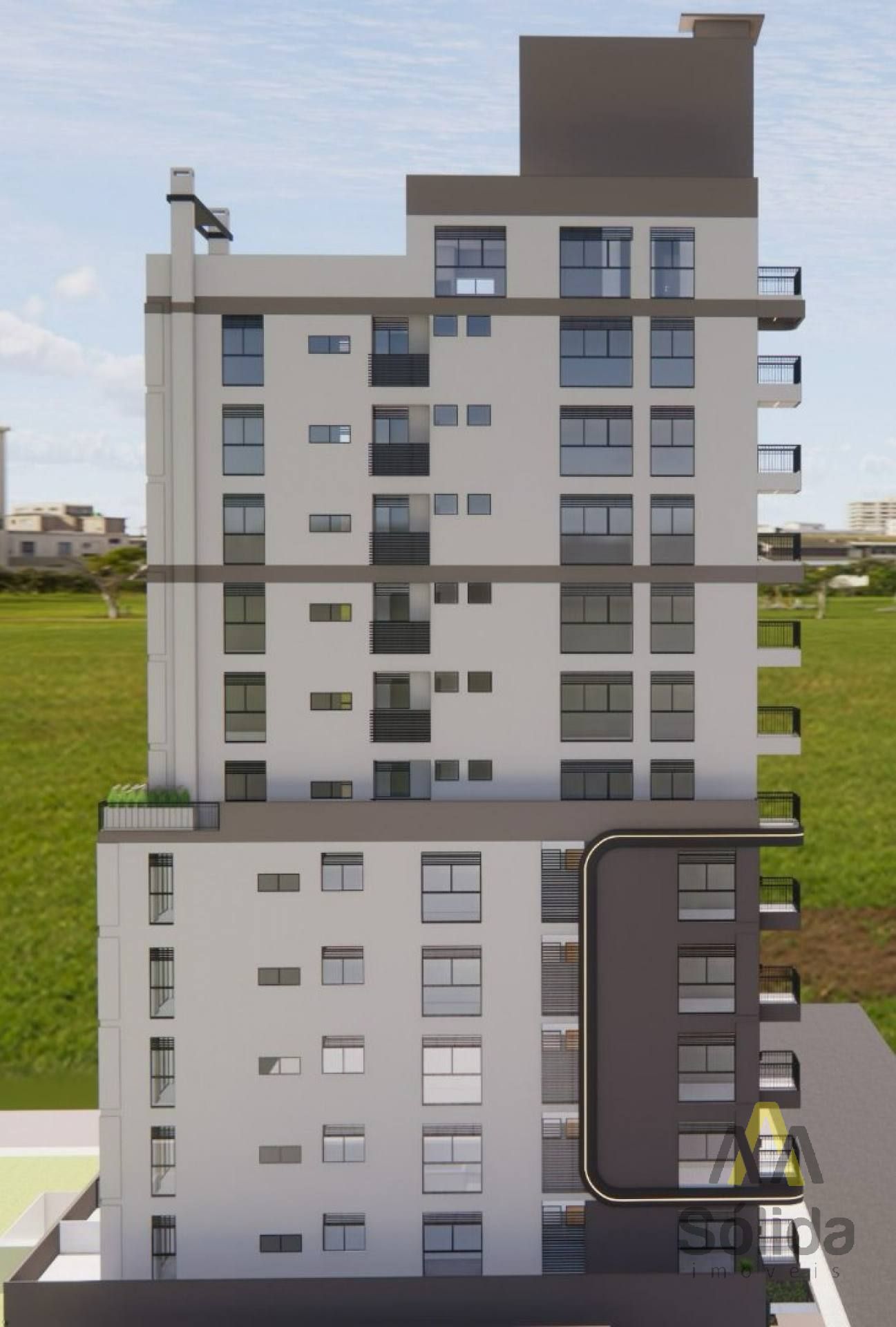 Palazzo Di Venezia com 2 suítes em Balneário Piçarras