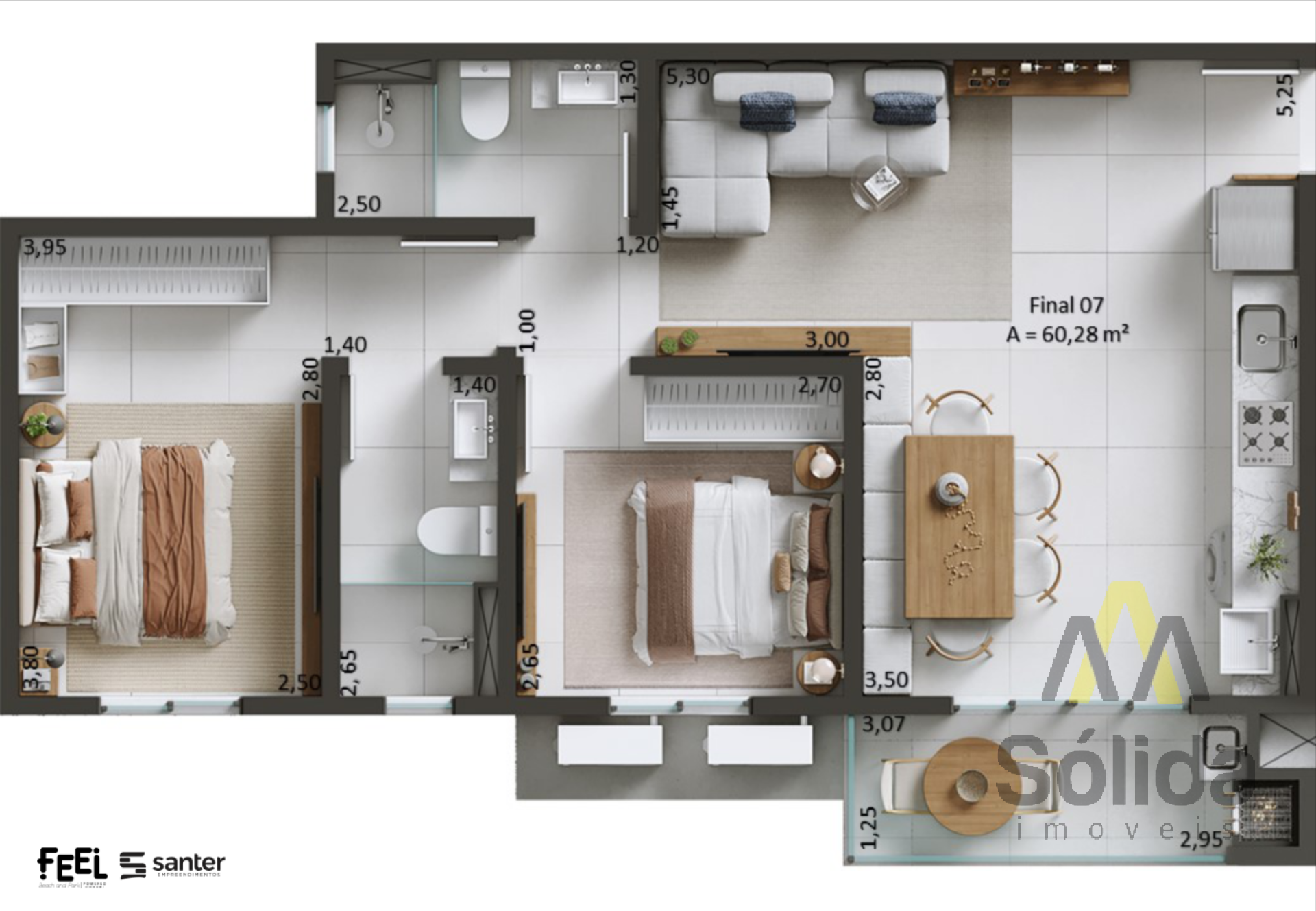 Oportunidade Feel Beach and Park - Santer - Torre A