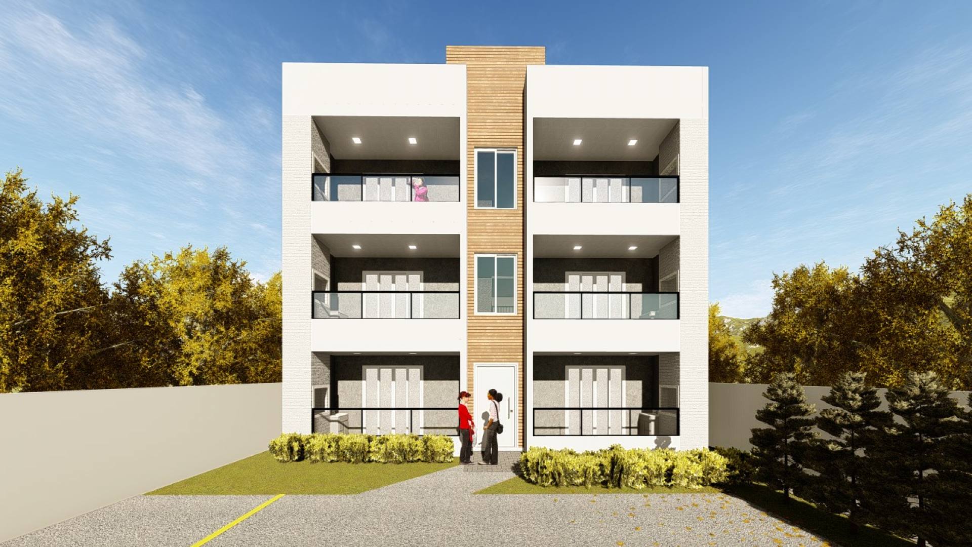 Apartamento Para Vender no Jéssica Paola XVII com 2 quartos 1 suítes no bairro Centro em Penha