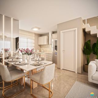 Sobrado com 2 dormitórios sendo 02 suítes, aprox. 50m da Praia do Cascalho e 500m da Praia Grande em Penha-SC. Ref. 301