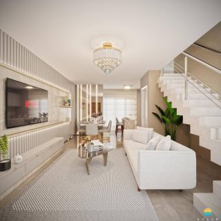 Sobrado com 2 dormitórios sendo 02 suítes, aprox. 50m da Praia do Cascalho e 500m da Praia Grande em Penha-SC. Ref. 301