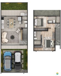 Sobrado Para Vender com 2 suítes no bairro Praia da Armação em Penha - SC. Ref. 356