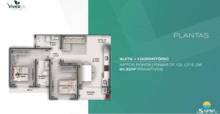 Viverde Eco Club: Apartamentos com 02 dormitórios, com ou sem suíte com entrada de R$ 48.378,64 e parcelas de R$ 2.199,03, em Balneário de Piçarras. Ref. 361