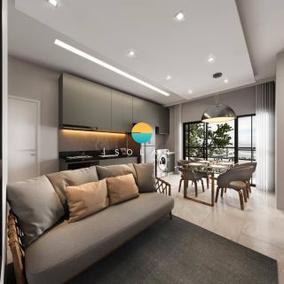 Apartamentos Para Vender com 2 quartos sendo 1 suíte no Centro de Penha - SC. Ref. 377