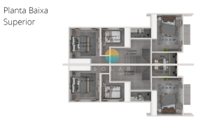 Imperdível sobrado de 136m² com 3 dormitórios no bairro Itacolomi em Balneário Piçarras. Ref. 391