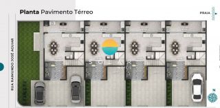 Sobrado para venda com 03 dormitórios sendo 01 suíte, a poucos metros da praia do Grant em Itajuba - Barra Velha. Ref. 392