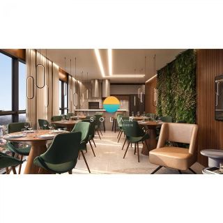 Apartamento para venda no Marbella Concept Residence com 01 suíte e 02 demi-suítes em Bal. Piçarras/SC. Ref. 393