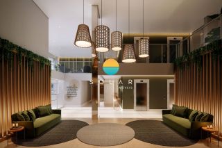 BERSI HOME CLUB - Apartamento com VISTA MAR de 3 dormitórios, sendo 01 suíte à 300m da Praia de Armação - Penha/SC. Ref. 440