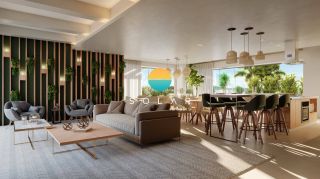 BERSI HOME CLUB - Apartamento com VISTA MAR de 3 dormitórios, sendo 01 suíte à 300m da Praia de Armação - Penha/SC. Ref. 440